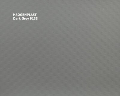 Пленка ПВХ 1,65х25,00м "Haogenplast Unicolors", Dark Grey, темно-серый /9133