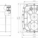 Закладная из ABS-пластик,  глубина 240 мм, для противотока Marlin(11013/14/15/16) Astralpool /11502/