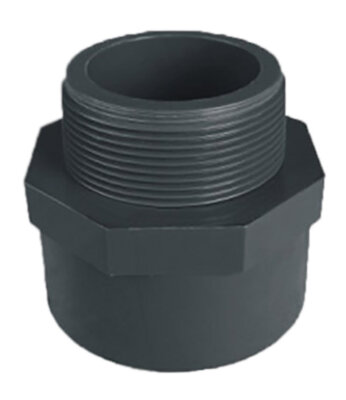 Переход ПВХ c НР 1,0 МПа d.20х1/2"