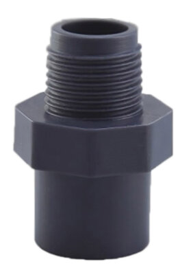 Переход ПВХ c НР 1,0 МПа d.50/63х1 1/2"